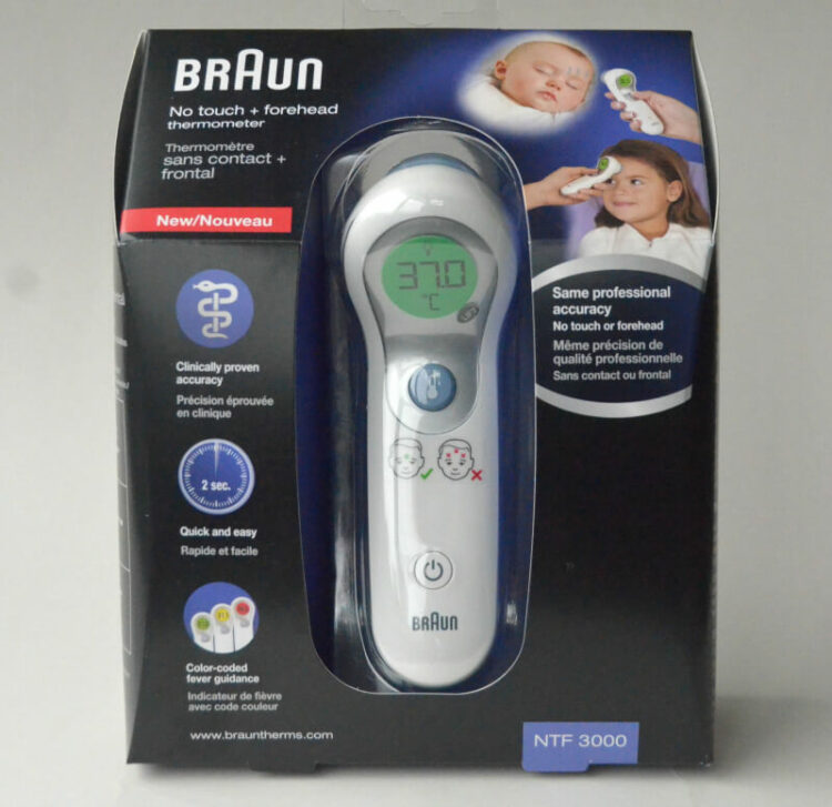 Braun no touch + forehead thermometer review