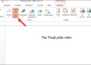 Hướng dẫn chỉnh sửa file pdf bằng nitro