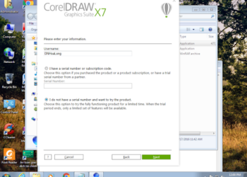 Hướng dẫn crack corel x7 vĩnh viễn