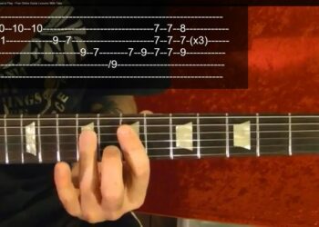 Hướng dẫn đọc tab guitar
