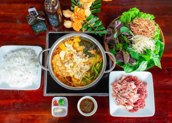 Hướng dẫn nấu lẩu riêu cua bắp bò