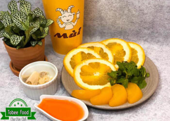 Hướng dẫn pha trà đào