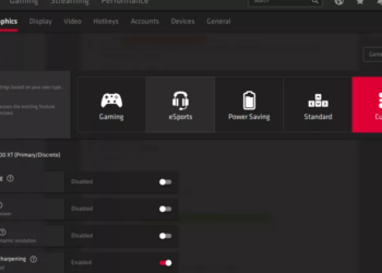 Hướng dẫn sử dụng amd radeon setting