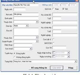 Hướng dẫn thiết kế phần mềm quản lý học sinh bằng