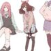Hướng dẫn vẽ anime nữ đơn giản