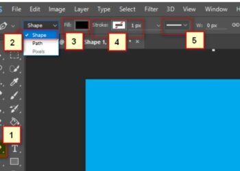 Hướng dẫn vẽ bằng photoshop