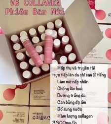 Nước uống collagen vb hàn quốc review