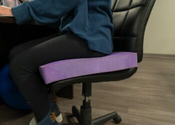 Purple chair cushion review