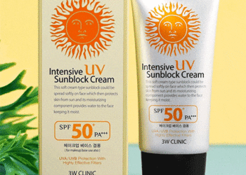 Review kem chống nắng 3w clinic intensive uv sunblock cream