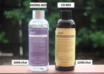 Review toner klairs có mùi