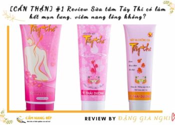 Sữa tắm tây thi trị mụn review