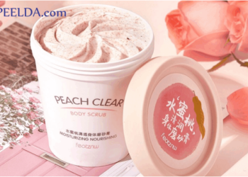 Tẩy da chết body peach clear review